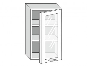 19.50.3 Шкаф настенный (h=913) на 500мм с 1-ой стекл. дверцей в Златоусте - zlatoust.магазин96.com | фото