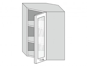 19.60.3у Шкаф настенный (h=913) угловой на 600мм со стекл. дверцей в Златоусте - zlatoust.магазин96.com | фото