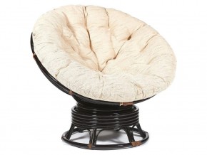 Кресло-качалка Papasan w 23/01 B с подушкой Antique brown, ткань Старт в Златоусте - zlatoust.магазин96.com | фото