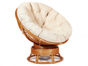 Кресло-качалка Papasan w 23/01 B с подушкой Cognac, ткань Старт в Златоусте - zlatoust.магазин96.com | фото