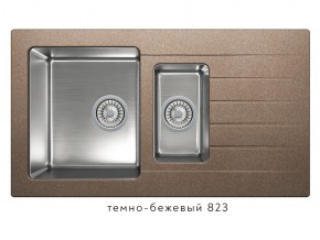 Мойка комбинированная Tolero twist TTS-890 Темно-бежевый 823 в Златоусте - zlatoust.магазин96.com | фото