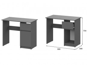 Стол письменный 900 Денвер Графит серый в Златоусте - zlatoust.магазин96.com | фото