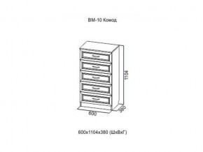 ВМ-10 Комод в Златоусте - zlatoust.магазин96.com | фото